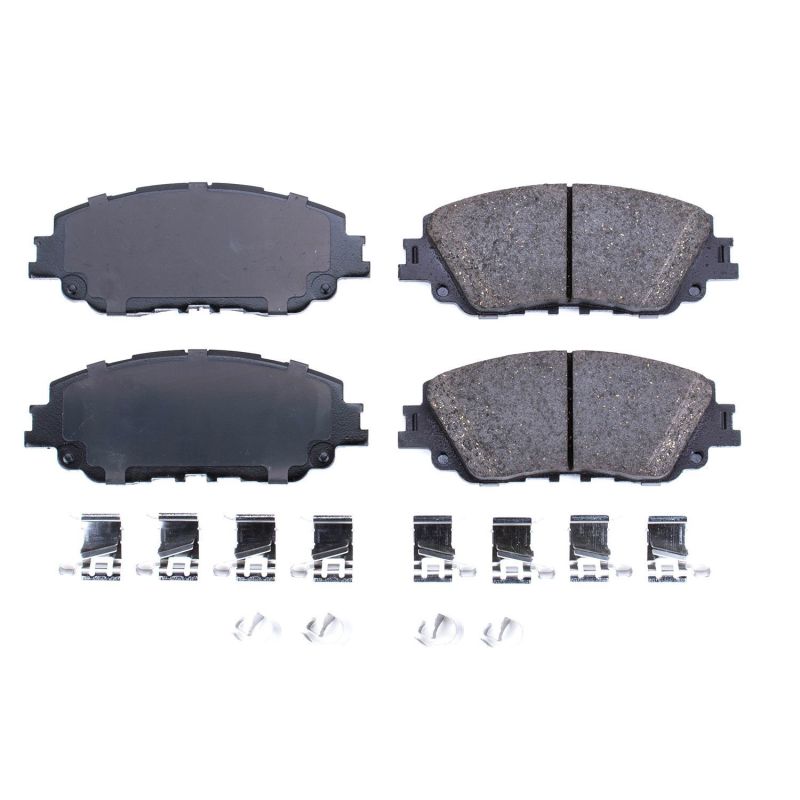 POWERSTOP Power Stop 2019 Lexus ES300h Front Z17 Evolution Ceramic Brake Pads w/Hardware