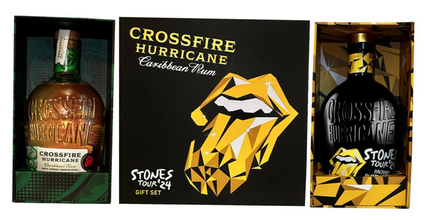 GREAT BOOZE Crossfire Hurricane Caribbean Rum Stones Tour '24 Gift Set (2x700ml)