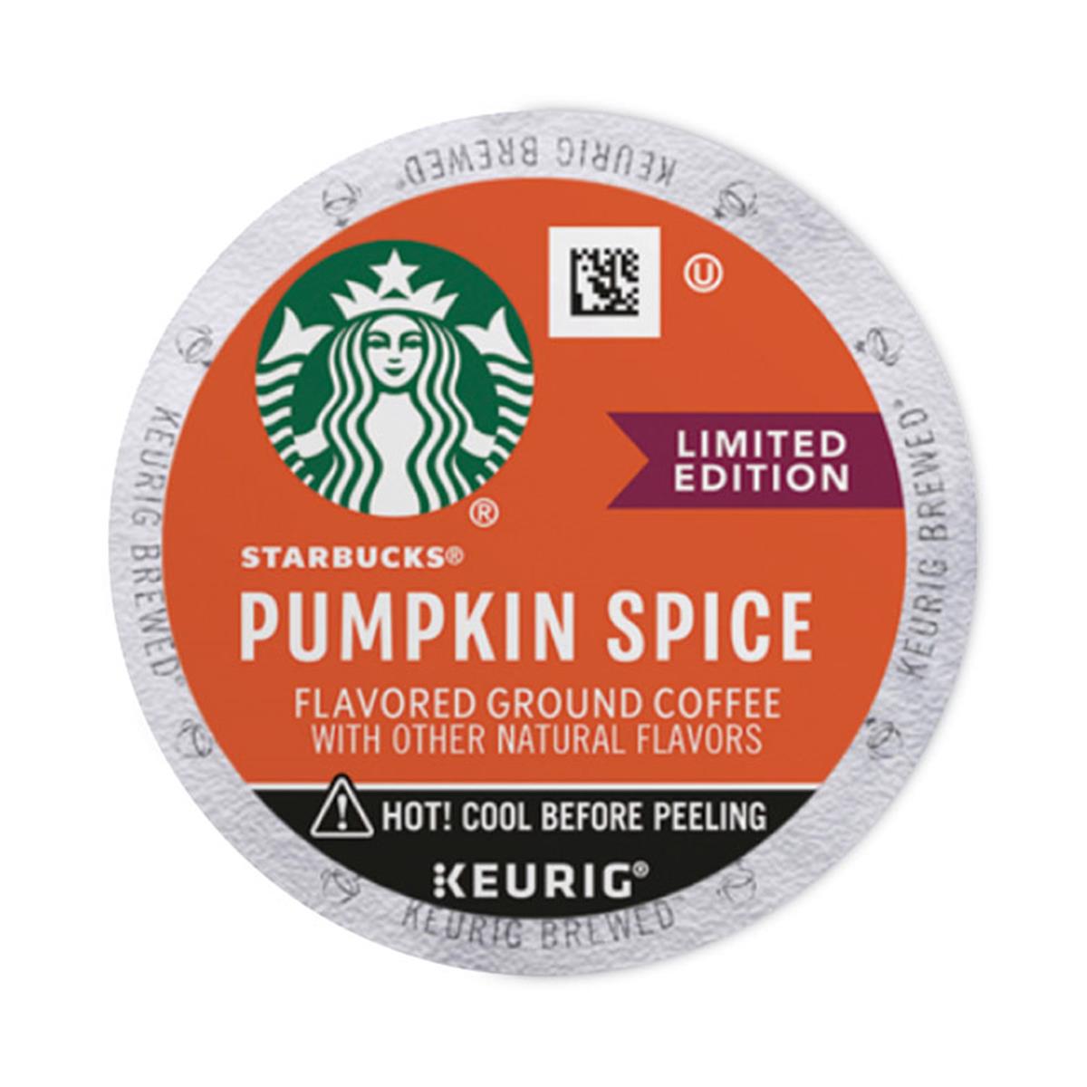 2297 Keurig Green Mountain SBK12412028CT Starbucks Pumpkin Spice Coffee   K cups   22 per Box   4 Box per Case