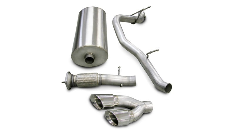 CORSA PERFORMANCE Corsa 2007 2010 Cadillac Escalade 6.2L V8 Polished Sport Cat Back Exhaust