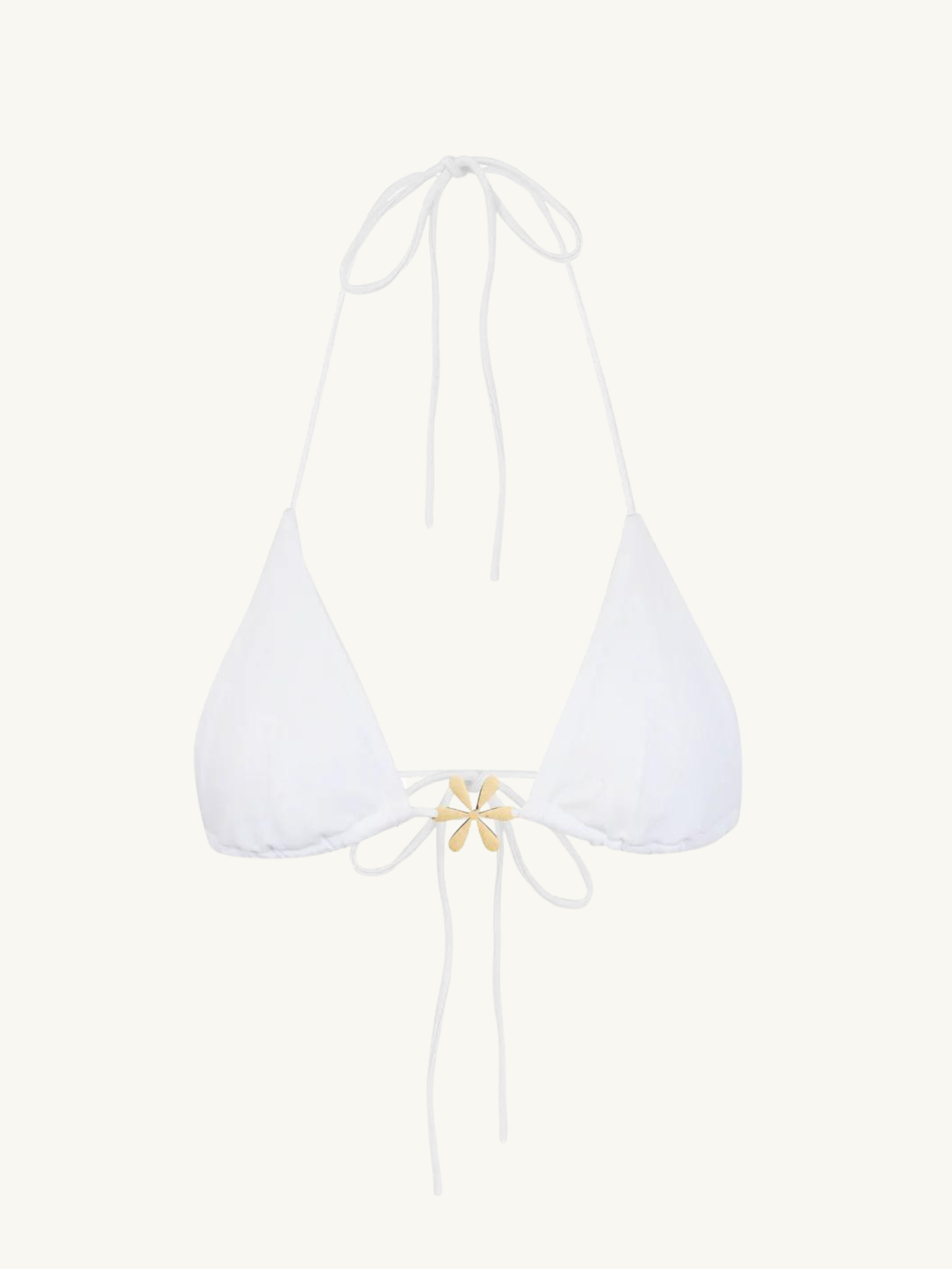 ASTA RESORT Juliana Bikini Top   White