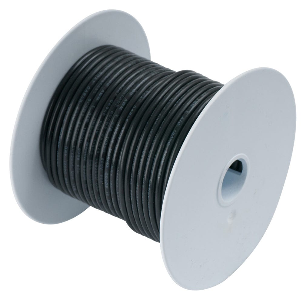 Ancor Black 1 AWG Tinned Copper Battery Cable   50' [115005]