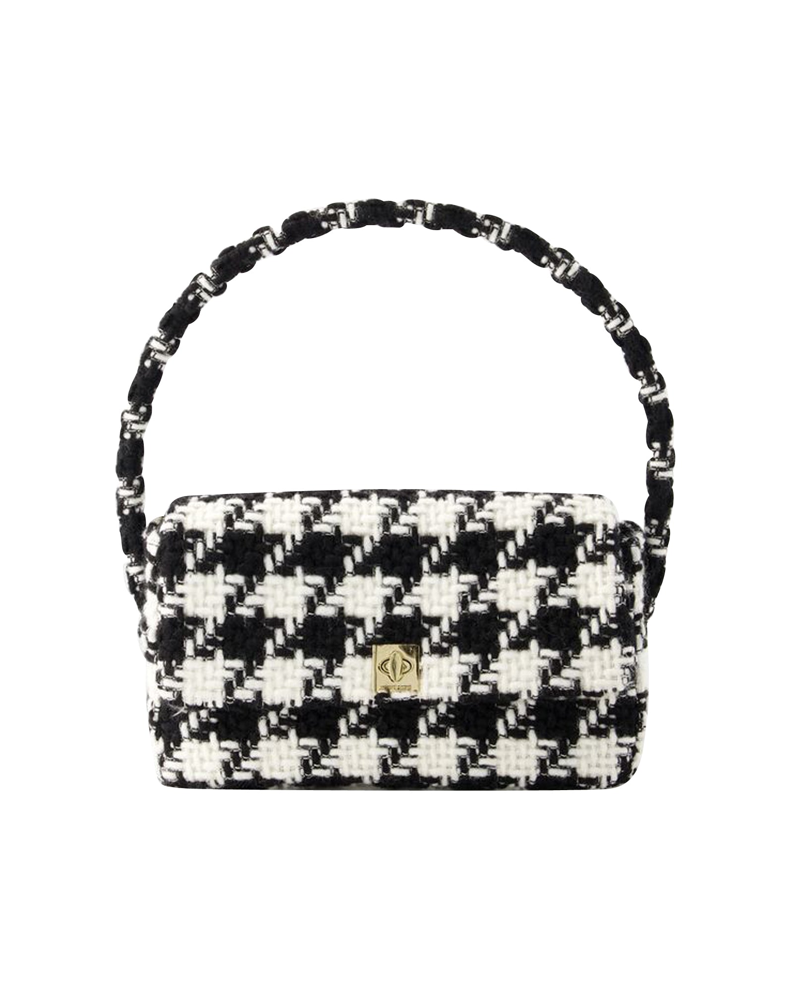 2604 Nico Hobo Bag   Anine Bing   Cotton   Black White