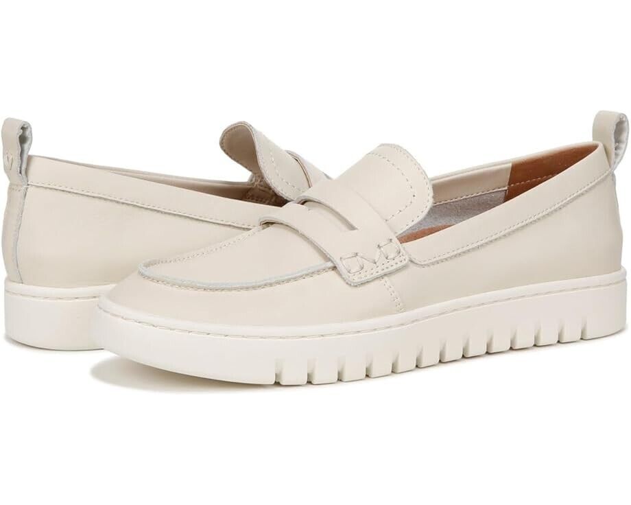 2718 Vionic Uptown I6609L2100 Loafers Women's US 9 Cream Leather Casual Shoes FZP627