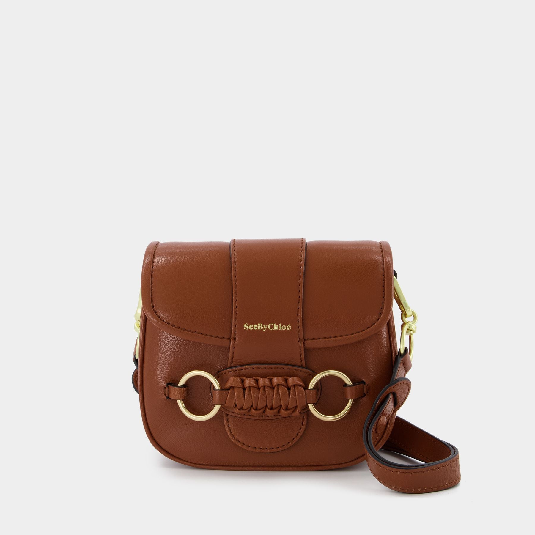 SEE BY CHLOÉ Saddie Hobo Bag   See By Chloe    Caramello   Leather