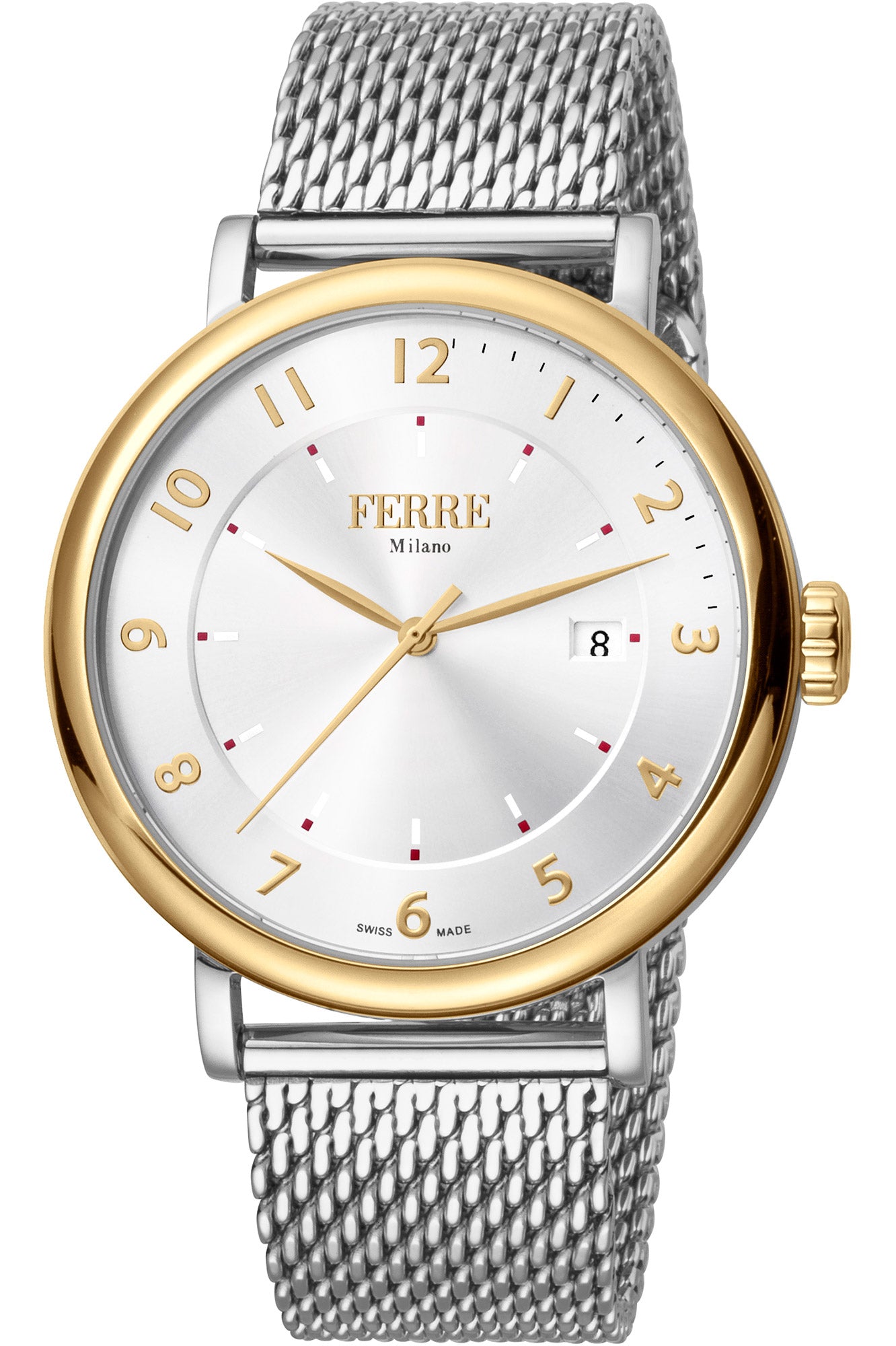 2401 Ferre Milano Men's Fashion 43mm Quartz Watch