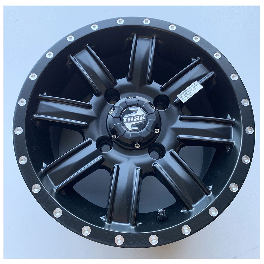 4/110 Tusk Cascade Wheel 12x7 5.0 + 2.0 Matte Black 185 276 0017#185 276 0017
