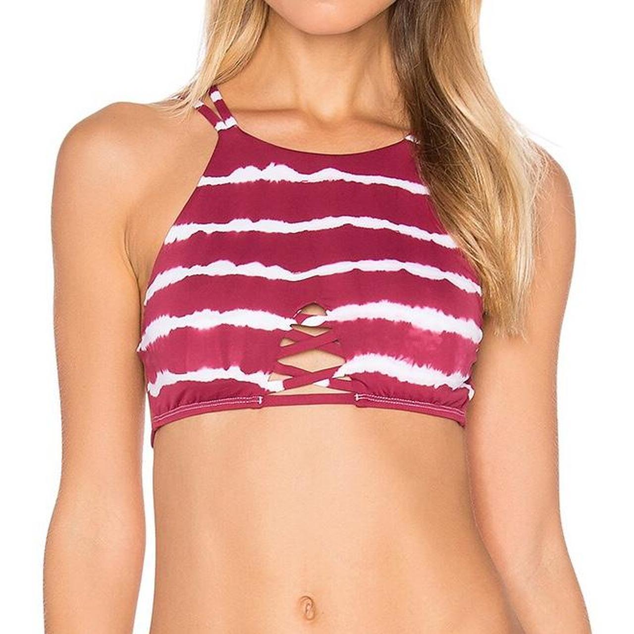 WYLDETHELABEL tie dye halter top bikini