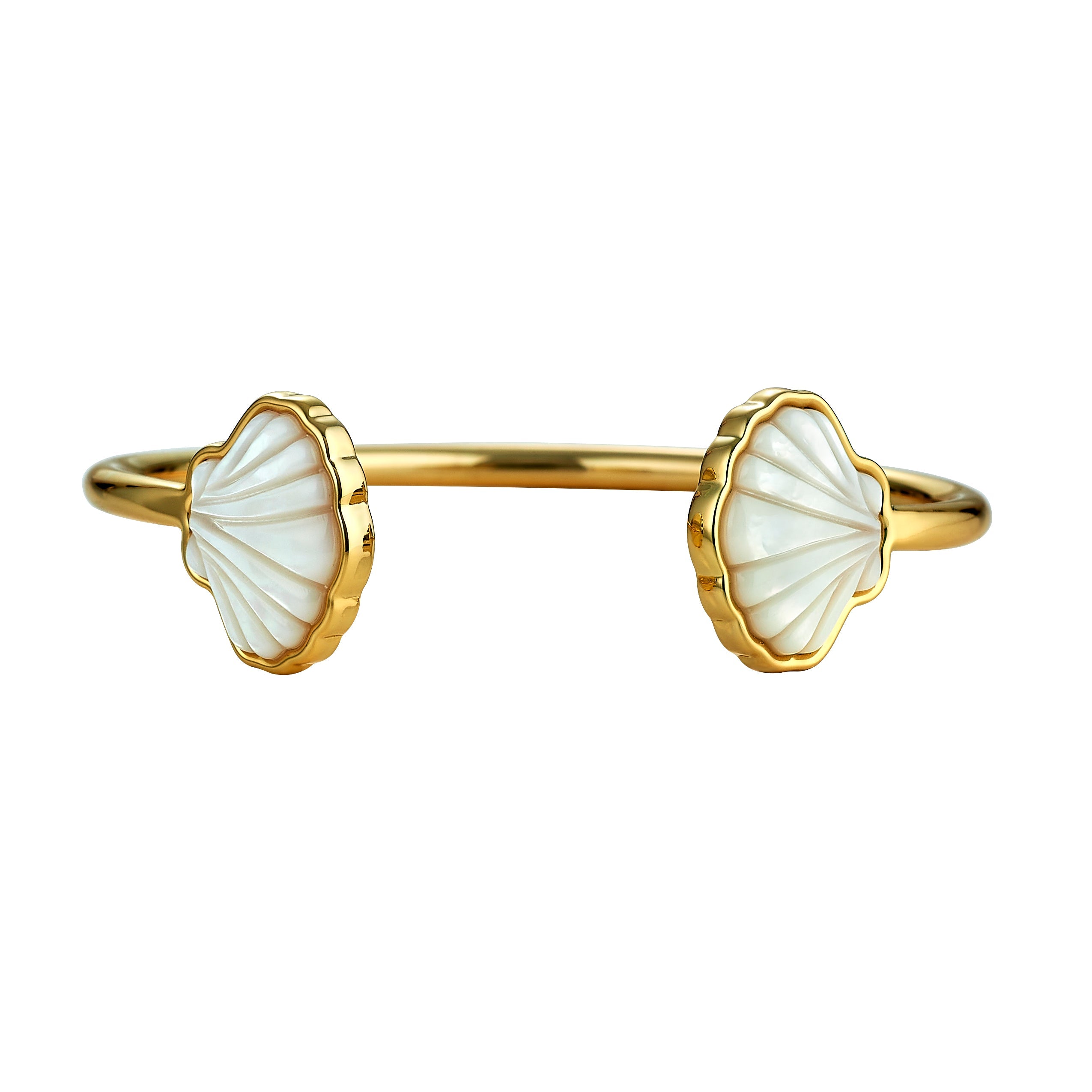 ASHA BY ASHLEY MCCORMICK Sankaty Cuff in Mother of Pearl