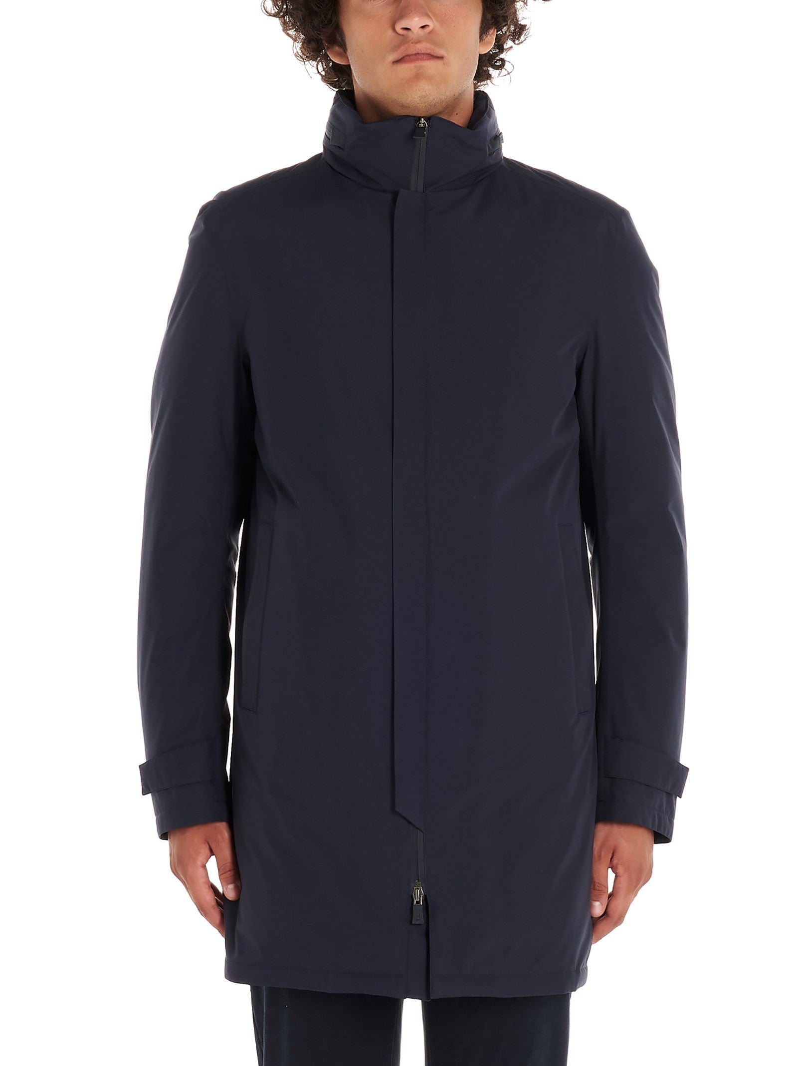 HERNO Laminar Waterproof Down Jacket  Parka  Casual Jackets Blue