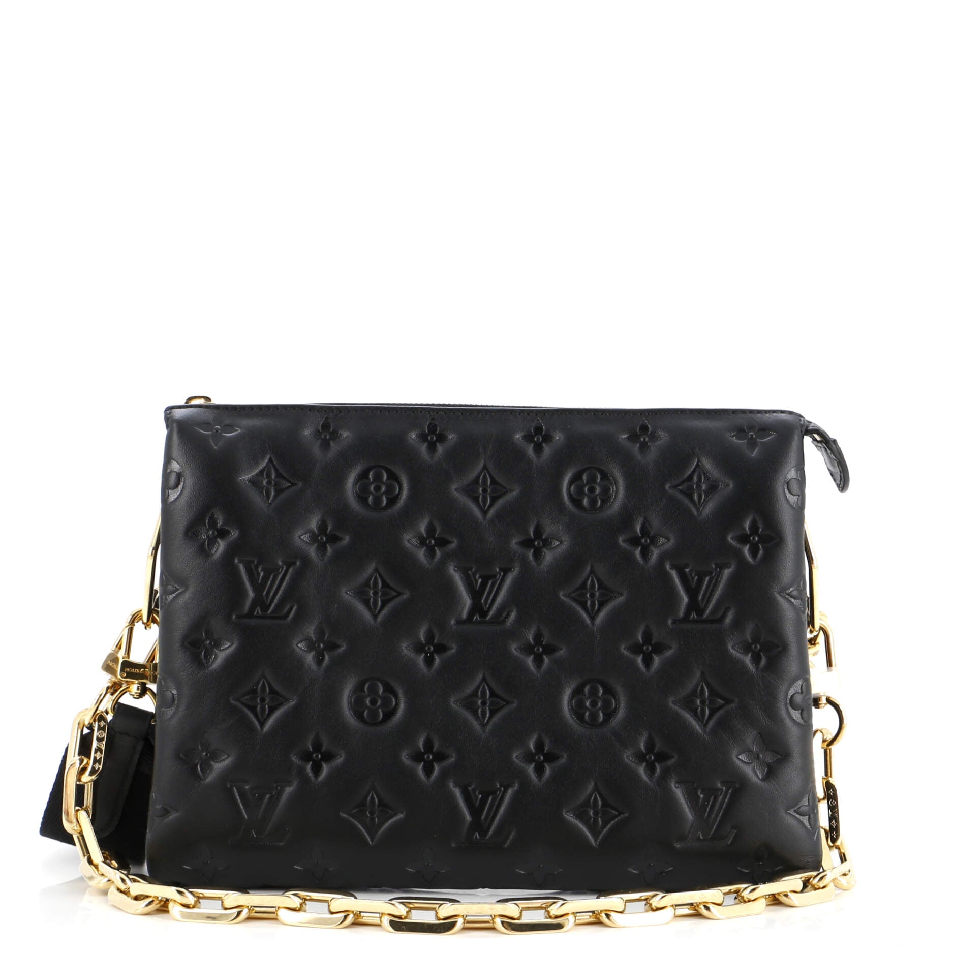2860 Coussin Bag Monogram Embossed Lambskin PM