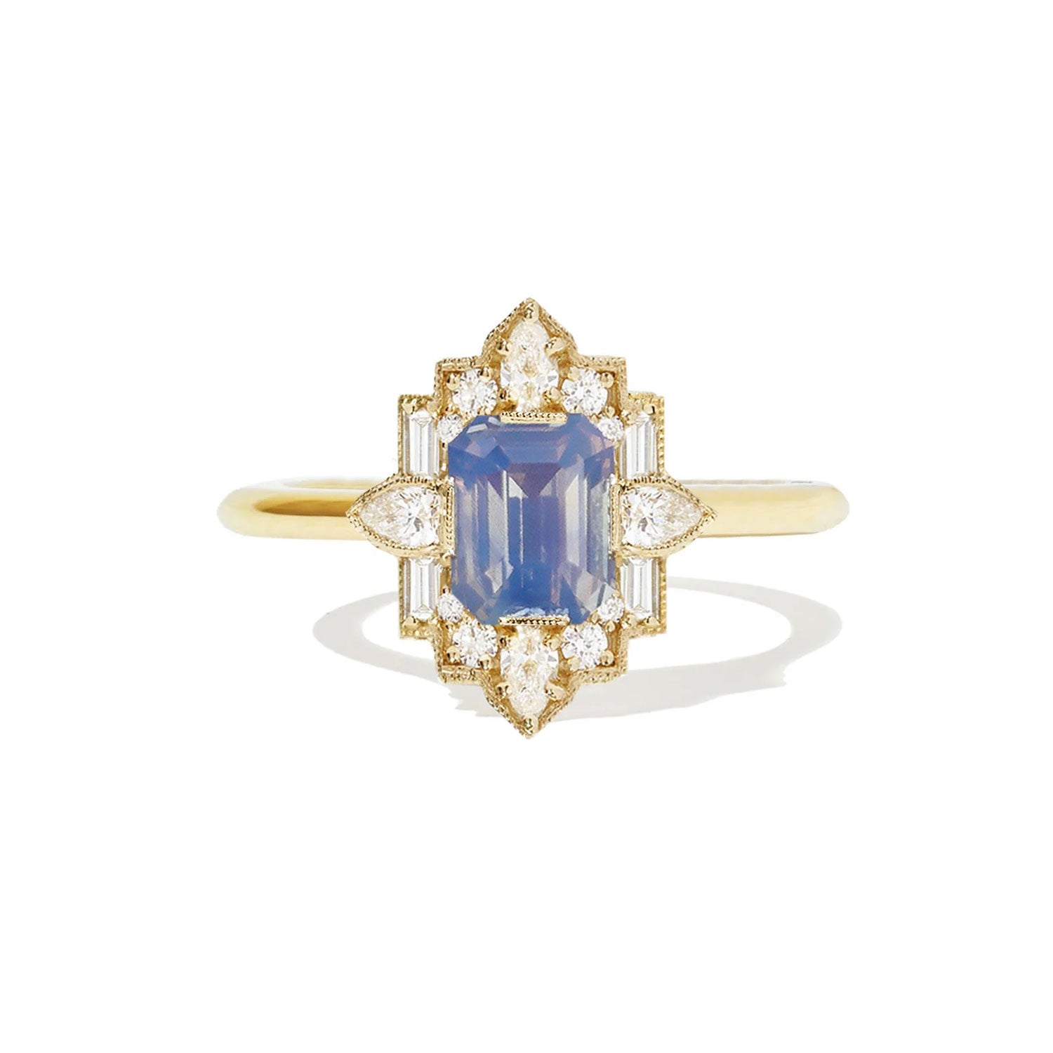 gemstone-mock-ups_71aab06a-8838-4c41-b791-bc34307581ec BERLINGER JEWELRY Opalescent Light Blue Sapphire Deco Emerald & Pear Diamond Mosaic Ring