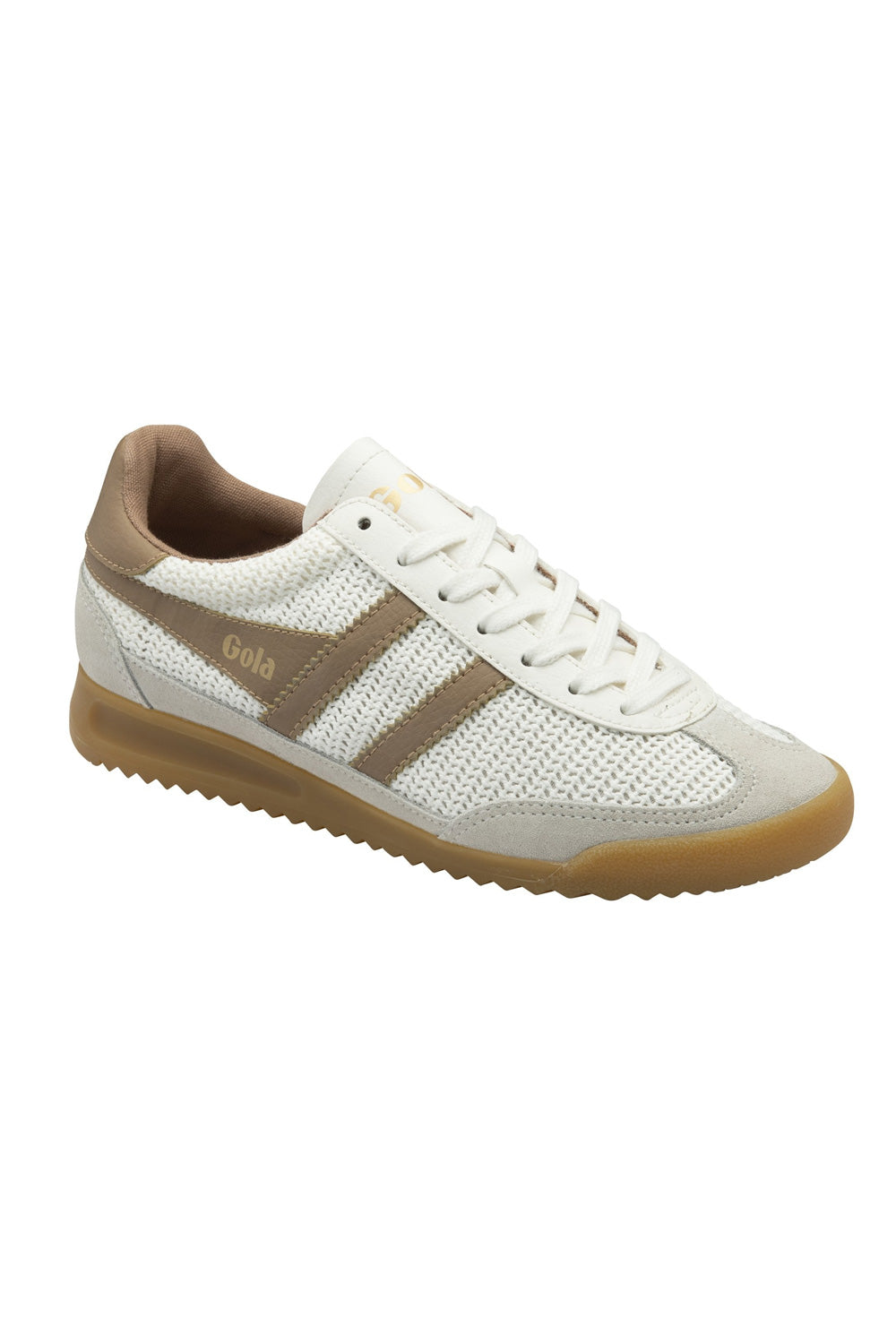 Gola Tornado Zephyr Sneakers for Women in Off White Light Caramel   CLB768 WC