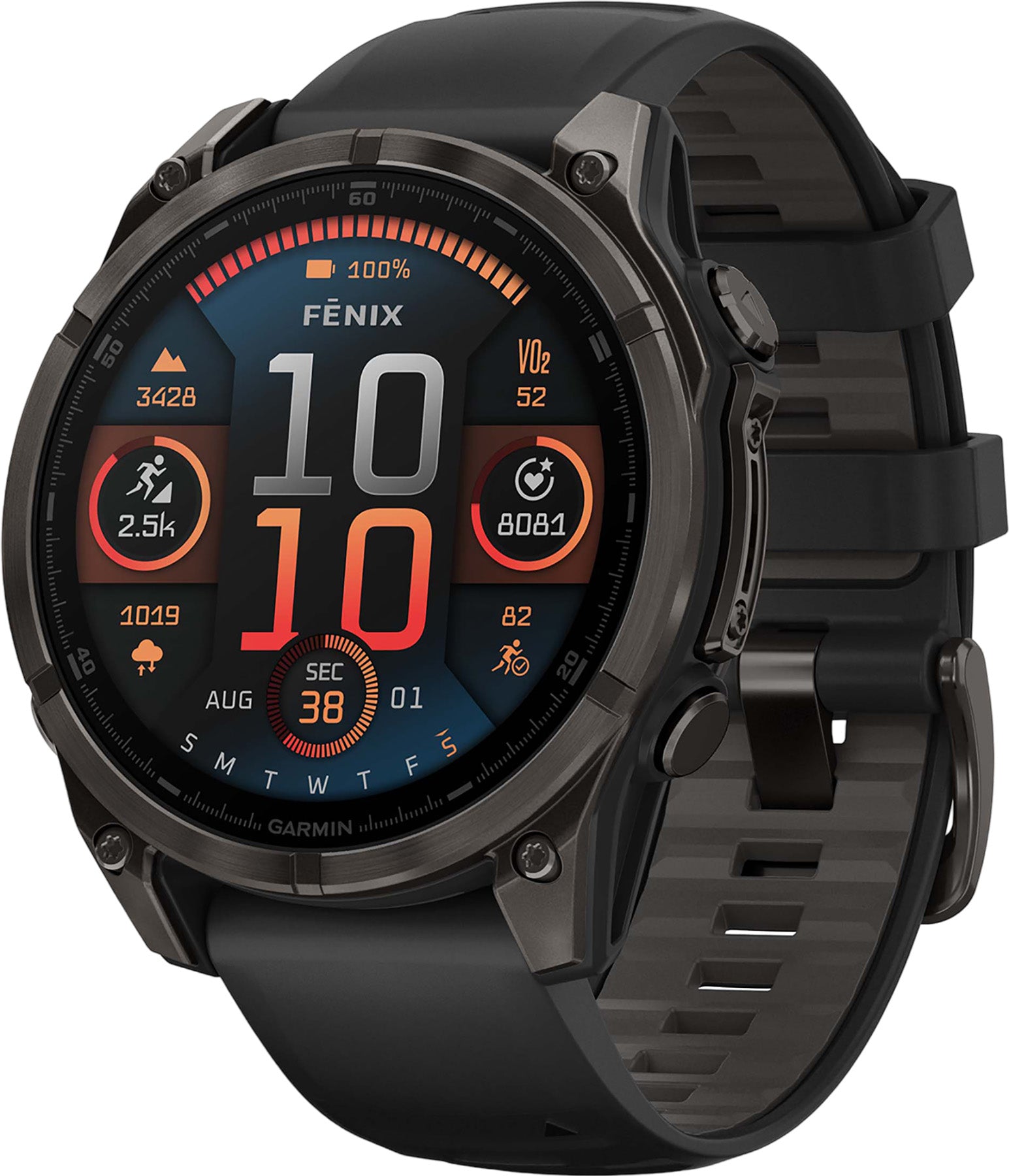 GARMIN Fenix 8 Amoled Sapphire Watch 47mm   Montre Fenix 8 Amoled Sapphire 47mm