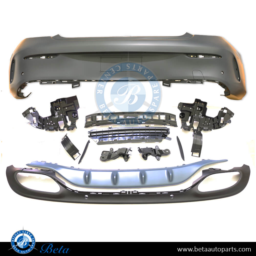 BETAAUTOPARTS Mercedes C Class Coupe C205 (2015 2018), Rear Bumper Normal AMG with PDC, Taiwan, 2058808803