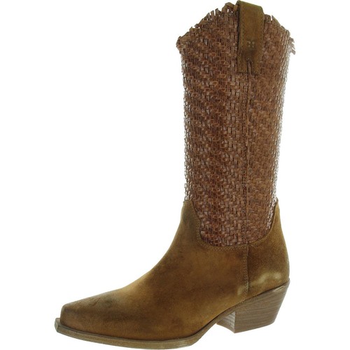 Sam Edelman Womens Brenda Ivory Cowboy  Western Boots 6 Medium (B M) BHFO 4070