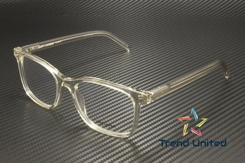 SAINT LAURENT SL M120 004 Round Oval Panthos Beige 53 mm Women's Eyeglasses