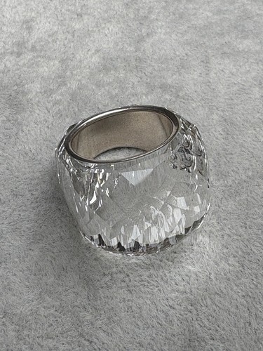 Swarovski Nirvana Clear Crystal Ring 60 *Preloved*