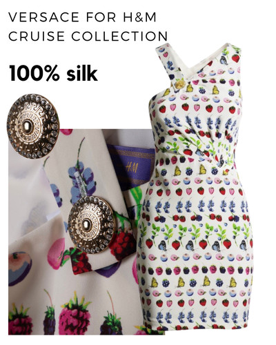 RARO Abito Versace for H&M   Crociera 2012   Nuovo con etichette   Taglia EUR 42 (US 12)