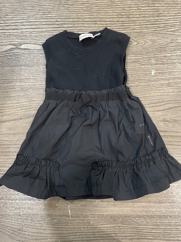 Abito Moncler bambina nero fiocco taglia 4 anni ottime condizioni