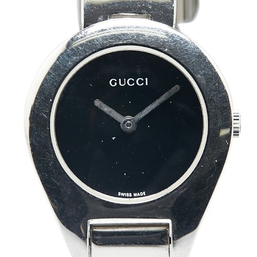 Orologio Gucci 6700L Quarzo Quadrante Nero Acciaio Inox Donna GUCCI GZl17m9h