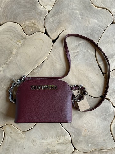 Borsa a tracolla Steve Madden bordeaux marrone rosso Bloodstone BMAGGIE UPDATE catena