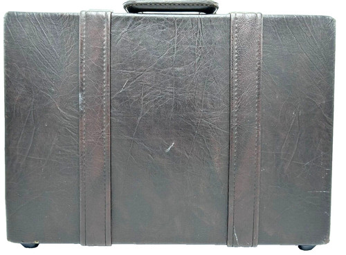 STATE BAGS Vtg LORDS Casewear Faircraft Hard Case Brown Briefcase Model 1100 No Keys