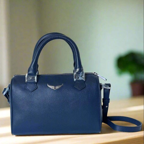 ZADIG & VOLTAIRE Borsa a tracolla Zadig Voltaire XS Sunny Wings piccola in pelle blu bowling