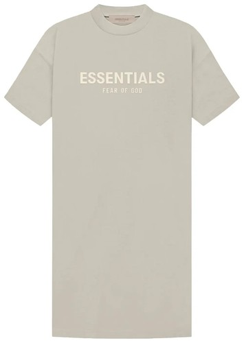 Fear Of God Essentials T shirt abito fumo (125SU225041FW) donna taglia XXS XL