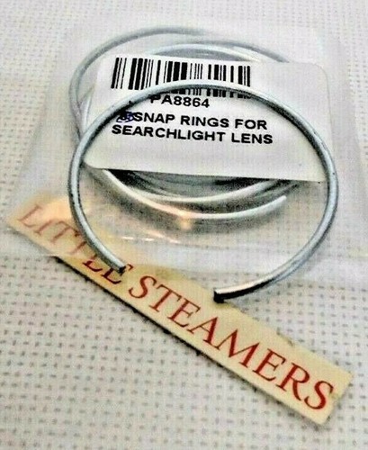 AMERICAN FLYER 646 946 PLUS SPOTLIGHT   FLOODLIGHT PLATED SNAP RING FOR LENS