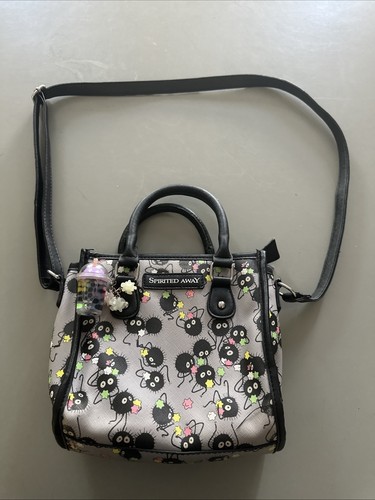 Studio Ghibli Spirited Away Crossbody Bag Satchel Purse Soot Sprites Star Charm