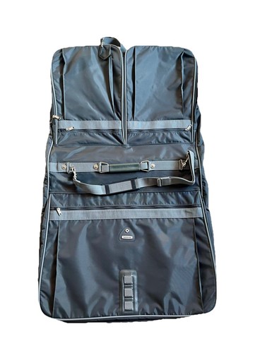 Samsonite Garment Bag Bi F Carry On Suit Dress Travel Bag Gray