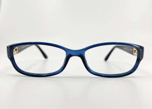 Salvatore Ferragamo Eyeglasses Frames Womens Blue Black 2630 414 53 16 130 5078