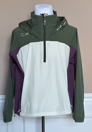 LAUREN RALPH LAUREN Giacca a vento uomo con cappuccio Polo Ralph Lauren RLX nuova con etichette $228 Large