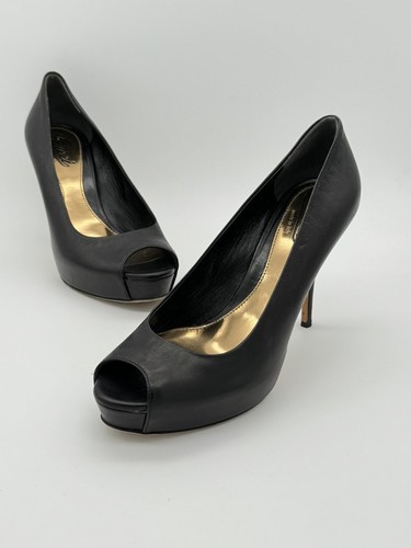 DÉCOLLETÉ GUCCI NERO PUNTA APERTA TAGLIA 38 GUCCI Sofia Diamante nero plateau