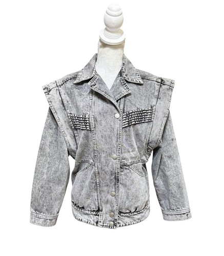 Isabel Marant Etoile Denim Harmon jacket In Gray Size 34