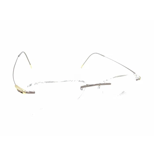 Silhouette 7552 40 6052 Titanium Brown G Rimless Eyeglasses Frames 51 19 145