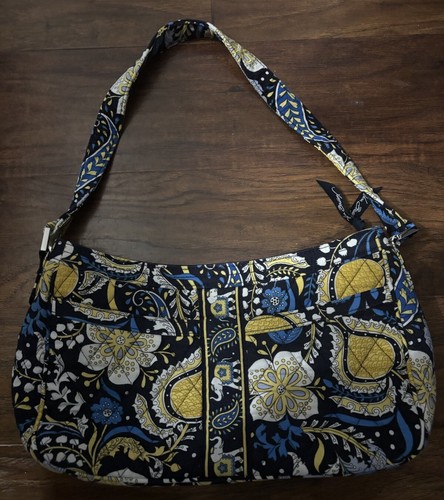 Borsa a tracolla Vera Bradley Ellie blu mini frannie piccola borsa a mano in pensione