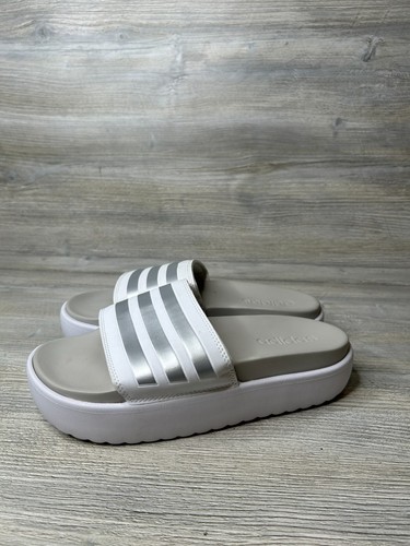 NWOT Adidas Women's Adilette Platform Slide Sandal Size 10