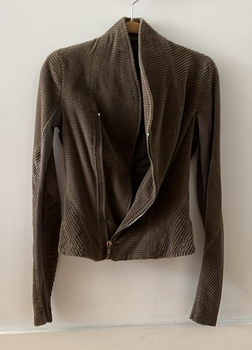 Rick Owens Ribbed Velvet Jacket Sz XS