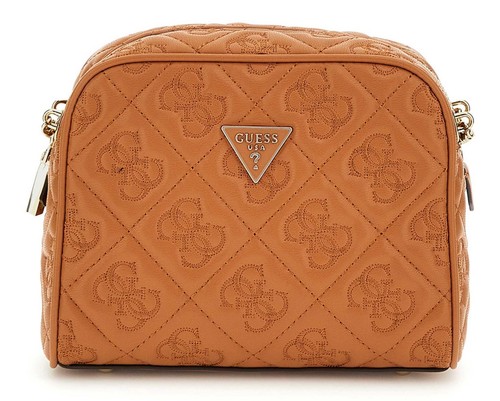 GUESS Adelasia Crossbody Camera Bag Caramel