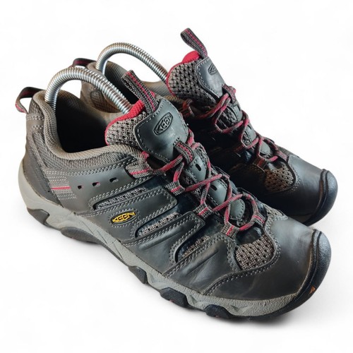 Keen Koven Low Hiking Shoes Sneaker Womens Size 8.5 Gray Pink Waterproof 1011280