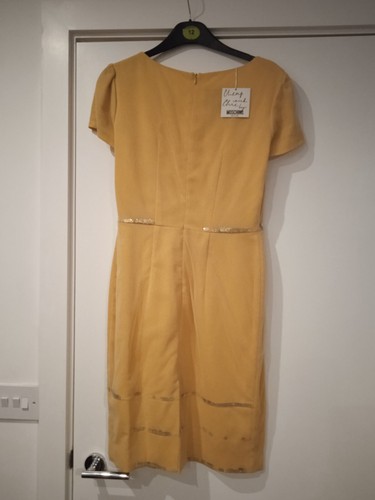 Abito firmato Moschino Giallo perfette condizioni  design unico