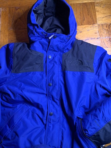 North Face 550, DryVent, Cappuccio, Blu/nero, Piumino, L, Impermeabile al vento