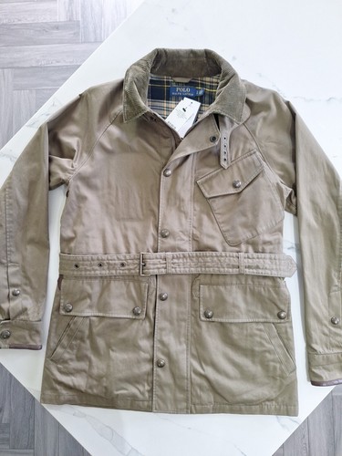 Polo Ralph Lauren Greenwich 2 Brown Utility Field Jacket Mens Size Small BNWT