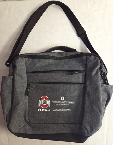 STATE BAGS Ohio State Football OSU Wexner Medical Center Sports Med Canvas Messenger Bag