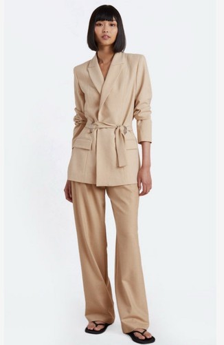 BEC + BRIDGE Bec And Bridge Jacket Relaxed Blazer Tuscan Praline   Size 10 RRP $500
