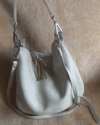 Borsa Gianni Chiarini pelle bianca tracolla tracolla tracolla