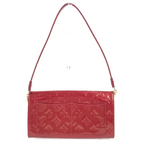 LOUIS VUITTON M91550 Monogram Verni Rossmore MM Bag Shoulder Strap 2WAY Bag Clut