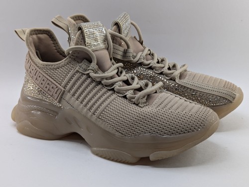 Steve Madden Maxima Sneakers Donna Taglia 8M Strass Grosso Blush Mult